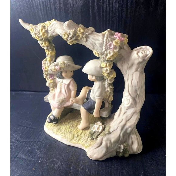 Love Opens All Doors BY Alaska Mama Enesco Large Figurine Kids on Bench Number 1 - Picture 2 of 8
